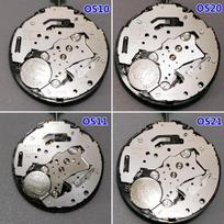 Japoniško originalaus laikrodžio mechanizmas OS serija: OS10, OS20, OS21, OS11, OS1A, OS00, OS30, OS60, OS80. OS90 Separate circuit board black