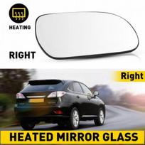 Mirror RH Side Glass Passenger Heated 2004-09 Fit RX330 RX350 Lexus RX400H RX300 gray