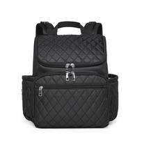 New fashionable backpack, large capacity and convenient portable leisure women's trendy mommy bag mother and baby bag 30*16*35 black