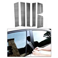 8pcs Window Pillar Cover Black PC SIde Door For Honda HRV HR-V 2016-2020 gray