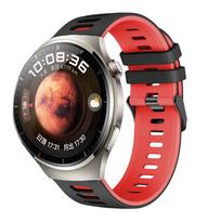 22mm 20mm Silicone Strap for Huawei Watch 4 Pro Bracelet GT3 4 GT2 3 GT6 GT5 Pro 46mm Belt Correa for Samsung Watch 7/6/5/4 Band Huawei GT3 Pro 46mm red