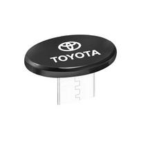 Automobilio logotipas USB atmintinė Flash Drive Type C USB atmintis Toyota Corolla Yaris Aygo Prius RAV4 Crown CHR Camry Auris 4Runner TRD Avensis 16G black