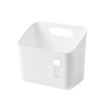 Storage Box, Refrigerator Side Door Storage Box, Food Safe Easy Access Design, Container for Kitchen Bathroom S white