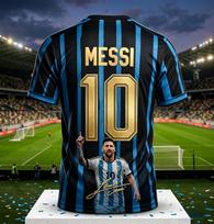 Messi #10 Argentinos futbolo marškinėliai Mėlynos baltos juostelės 3D spausdinimo marškinėliai Vyrams Moterims Pasaulio futbolo čempionato gerbėjų trumparankoviai viršutiniai drabužiai 6XL beige