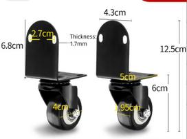 Caster Wheels Outdoor Speaker Casters Replacement Wheels 1.5-inch General
