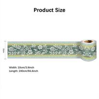 Self Adhesive Waist Line Baseboard Wallpaper Borders Trim Line Skirting Wall Sticker Bathroom Living Room Decor Art Decal Decor