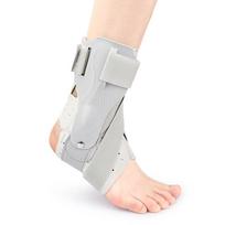 Sports Compression Breathable Adjustable Ankle Brace Men Women Outdoor Fitness Basketball Support Dual-Strut Stabilization Xl pilka spalva