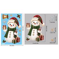 Window Cling Christmas Electrostatic Stickers Multicolor Window Decals  Home Decoration 3