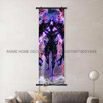 Solo Leveling Namų Dekoras Sienos Menas Ritininiai Paveikslai Anime Figūrėlės Seong Jin Woo Kabantis Paveikslas Spaudinys Ant Drobės Kambario Plakatas (as the picture,25x75cm(10x30inch)) blue