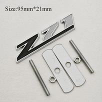 3D Metal Car Styling Logo Z71 OFFRoad Grille Badge Sticker Emblem For Chevrolet Silverado Equinox Colorado Blazer Traverse Tahoe gray