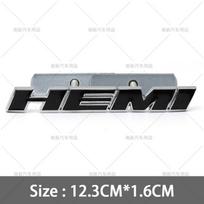 Metal 3D Hemi Car Stickers Grill Emblem Badge Rear Trunk Decal