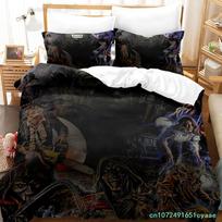 Chucky Bedding Set Single Twin Full Queen King Size Bed Set Aldult Kid Bedroom Duvetcover Sets 3D Halloween EU Single 135*200cm/53x79in 3pcs