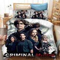 3D Printed Criminal Minds Bedding Set for Boys Girls Duvet Cover Pillowcase Twin Queen King Full Single Double Sizes 140*200cm/55x79in Single/Twin 3pcs