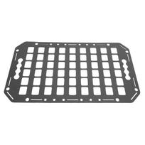 Truck Bed Molle Panel Aluminum 19x10.75x0.07in Side Truck Bed Molle Panel Rack System for Sedans SUVs Pickups Trucks