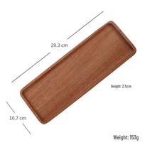 Akacijos medienos maisto padėklas su dervos marmuro padėkliuku - Puikiai tinka patiekti arbatą, duoną, vaisius ir vakarienę Acacia Large Tray brown