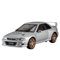 1/32 Subaru Impreza WRX STI Diecast Metalinis Modelis Automobilis Dovana Žaislas Vaikams Suaugusiems 1/32-Size:14.5*6.5*4.5cm sidabras
