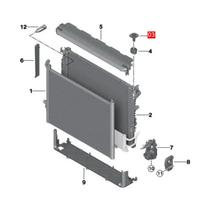 2 vnt. Variklio aušinimo radiatoriaus laikiklio tvirtinimo elementas Klipas 17118482944 Tinka B gray
