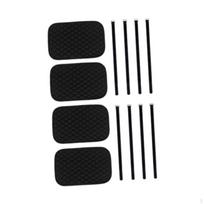 4Pcs Bunk Bed Ladder Covers Guard 20x30cm Reliable Protection Soft Anti Slip with 8
