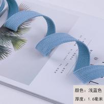 New 1 Meters 38mm Canvas Ribbon Belt Bag Cotton Webbing Polyester/Cotton Webbing Knapsack Strapping Sewing Bag Belt Accessories 38mm šviesiai mėlyna spalva
