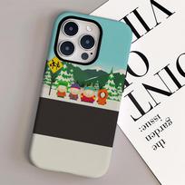 South Park Klasikinis anime mielas dizainas Telefono dėklas Plėvelės apvalkalas Skirta iPhone 16e 16 15 14 13 12 11 Pro Max Plus XS iPhone 15 Pro