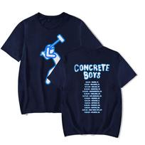 Lil Yachty Concrete Boys Merch Concrete Boys Tour Logo Tee Unisex Fashion Hiphop Rapper Short Sleeve Shirt Sweatwear S blue
