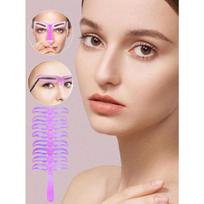 8Pcs Reusable Eyebrow Stencils,Eyebrow Shaping Kit,Eyebrow Makeup Template,Eyebrow Shaper-8 Styles for Different Eyebrow Shapes beige