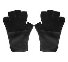 Nail UV Therapy Gloves with Finger Tips Exposed – UV Curing and Sunscreen Protection black