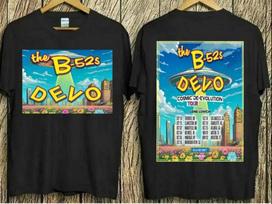 Devo x The B-52’s Cosmic De-Evolution Tour 2026 Concert T-Shirt L blue