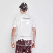 Full Body Fashion Transparent Bicycle Split Set Raincoat M / Transparent Top skaidri