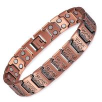 Raudono vario magnetinio akmens apyrankė kryžiaus formos vyriškas bangle pilna magnetinė apyrankė papuošalų dovana Style 4 beige