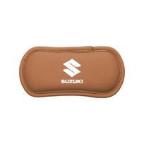 Leather Car Knee Pad Knee Cushion Leg Support Interior Accessories For Suzuki Swift Vitara Baleno Jimny Samurai SX4 Ignis Splash brown