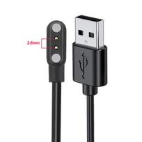Universal Smart Watch Magnetic USB Dock USB Charging Cable For Adult/Kid Smart Watch Universal 1-Pin/1-Pin Strong Magnetic Kit gray