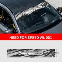 NEED FOR SPEED Automobilio priekinio ir galinio stiklo lipdukai Personalizuoti Įdomūs lipdukai Priekinio stiklo vėliavėlė Lipdukas Langų lipdukas 001
