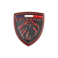 Metal Car Front Grille Emblem Sticker Rear Badge for Peugeot 106 107 108 206 207 208 301 306 307 308 407 4008 5008 RCZ Rifter Sticker