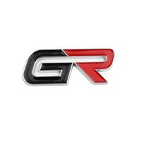 Metal Car Trunk Front Grille Badge Side Emblem Sticker for Toyota GR Logo ERGFH5 Yaris Camry Corolla Body Decal Exterior Accessories