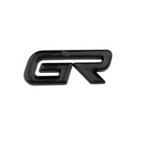 Metal Car Trunk Front Grille Badge Side Emblem Sticker for Toyota GR Logo ERGFH5 Yaris Camry Corolla Body Decal Exterior Accessories black