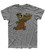 Men's T-shirt Yogi the bear friend of Bubu Yellowstone Park Ranger Smith 2 Unisex T-Shirt XXL gray