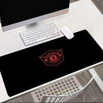 Manchester Crest   Mouse pad Office Desk Mat, Gaming Mouse Pad Mousepad, keyboard pad,Heavy-Duty Non-Slip Rubber Backing, Gift 30cmx60cm gray