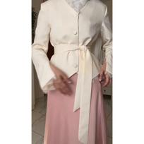 Womens Lace-Trimmed Tailored Blazer Jacket Slim Fit V-Neck Long Sleeve Office Chic 2026 Fall XL beige