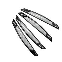 Carbon Fiber Side Stickers Anti-collision Mark Reflective Strip Automotive Safety Warning Stickers