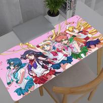 Mouse Pad Sailor Moon Gaming Accessories Pc Gamer Alfombrilla Xxl Max Computer Desk Mat Laptop Varmilo Keyboard Mousepad 800x300x2mm