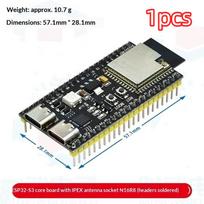 1Pcs Esp32-S3 Dual Type-C Development Board Core Board Onboard Esp32 S3 N16R8 N8R2 Module With Antenna Base A2