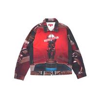 Supreme Scarface The World Is Yours Denim Jacket SUP-SS18-680 M red