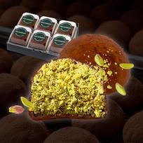 Dubajaus Mochiri sausainiai 6 vnt. rinkinys Pistacijų-Matcha (Matcha) brown