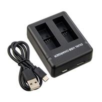 Dual Battery Charger for GoPro 5/6/7/8 Cameras