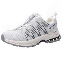 Woman Outdoor Hiking Shoes Mountaineering Sports Shoes Lace-up Hiking Outdoor Comfortable Non-slip Thick-soled Mountain Shoes 39 gray