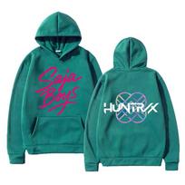 KPop Demon Hunters Saja Boys Hoodie Long Sleeve Movie Printing Sweatshirt Fashion Harajuku Sweatshirt Unisex 3XL blue