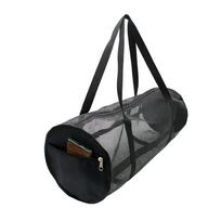 Mesh Duffels Dive Bag Scubas Bag Diving Equipment Foldable Diving Bag with Zippers Heavy Duty Mesh Bag for Diving Sports gray