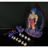 Juodoji skylė žaislai Dragon Ball Z figūrėlė Son Goku Shf figūrėlės 1/12 mastelio Super Saiyan Son Goku veiksmo figūrėlės žaislai Helovino dovanos