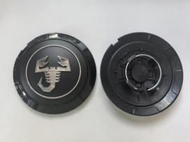 1 VNT. 133 mm Automobilio ratlankio dangtelio emblema Lipdukas Aksesuaras Fiat Abarth 500 500C 500L 500X Tipo FR Panda Argo Freemont Viaggio 1Pcs gray